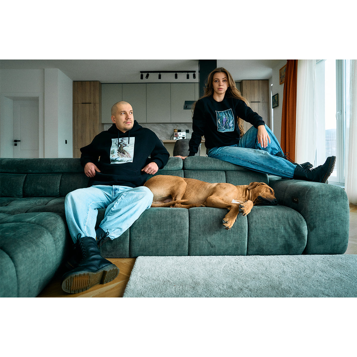 Sea Monster Heavy Oversized Hoodie