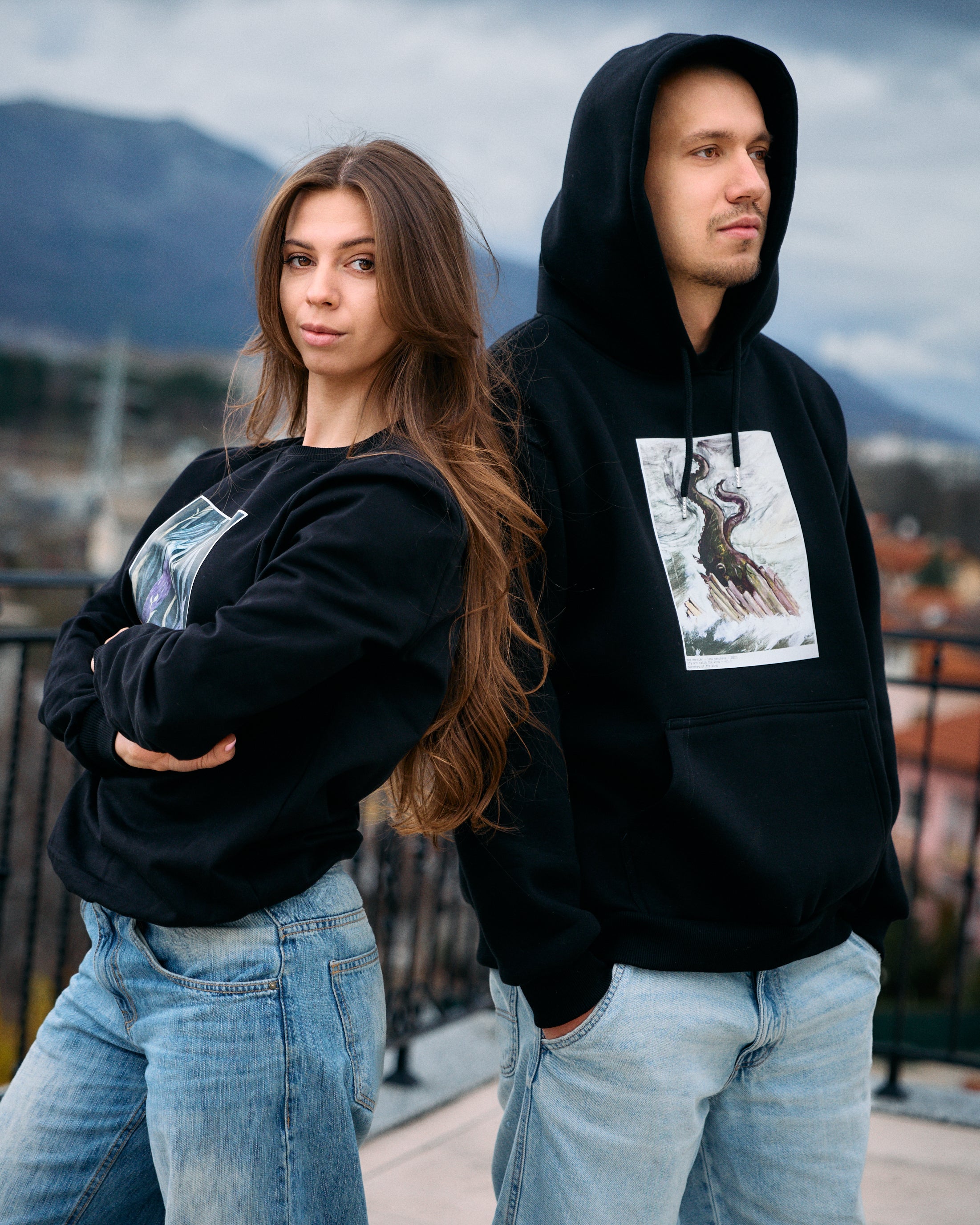 Sea Monster Heavy Oversized Hoodie