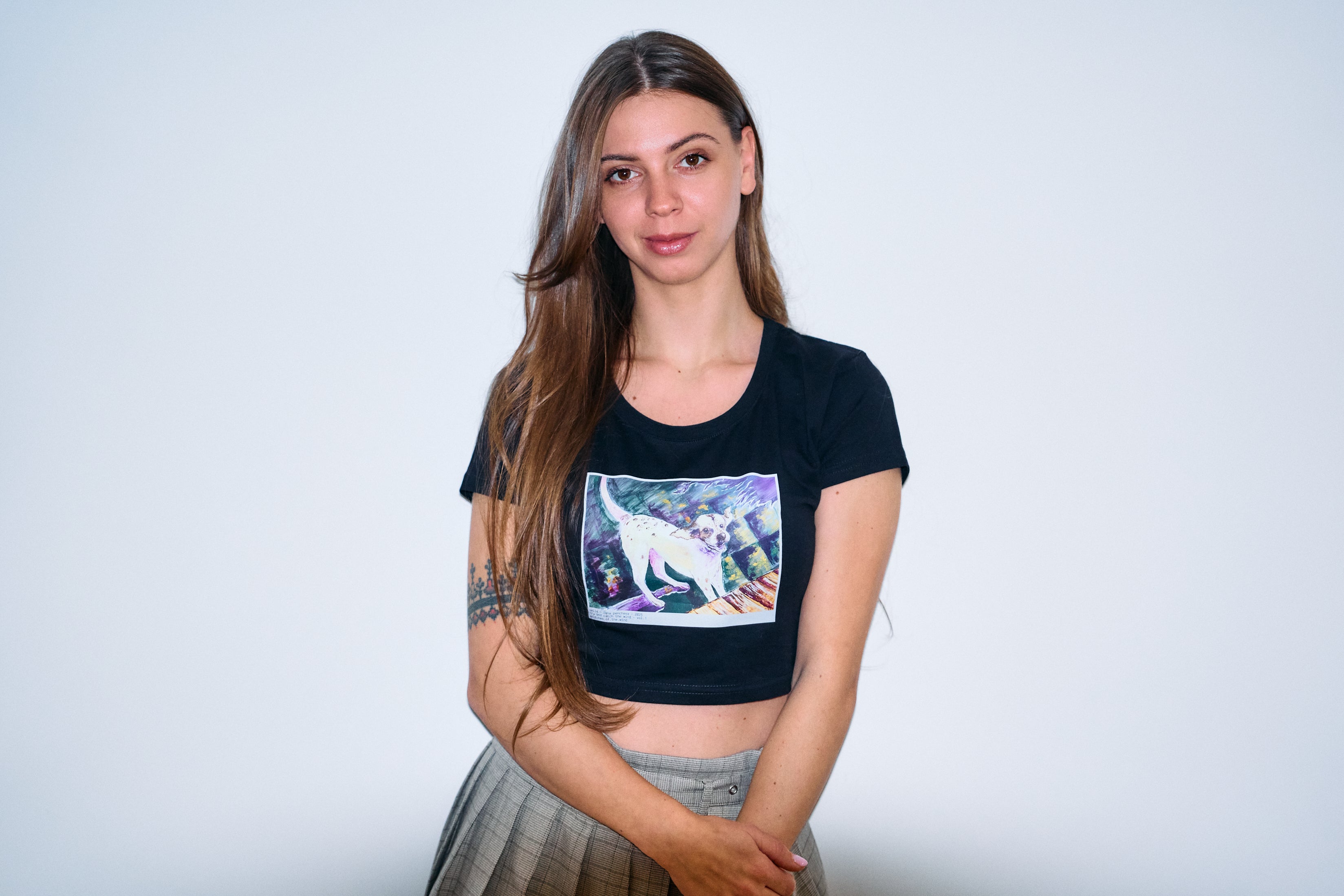 Spider Queen Crop Top