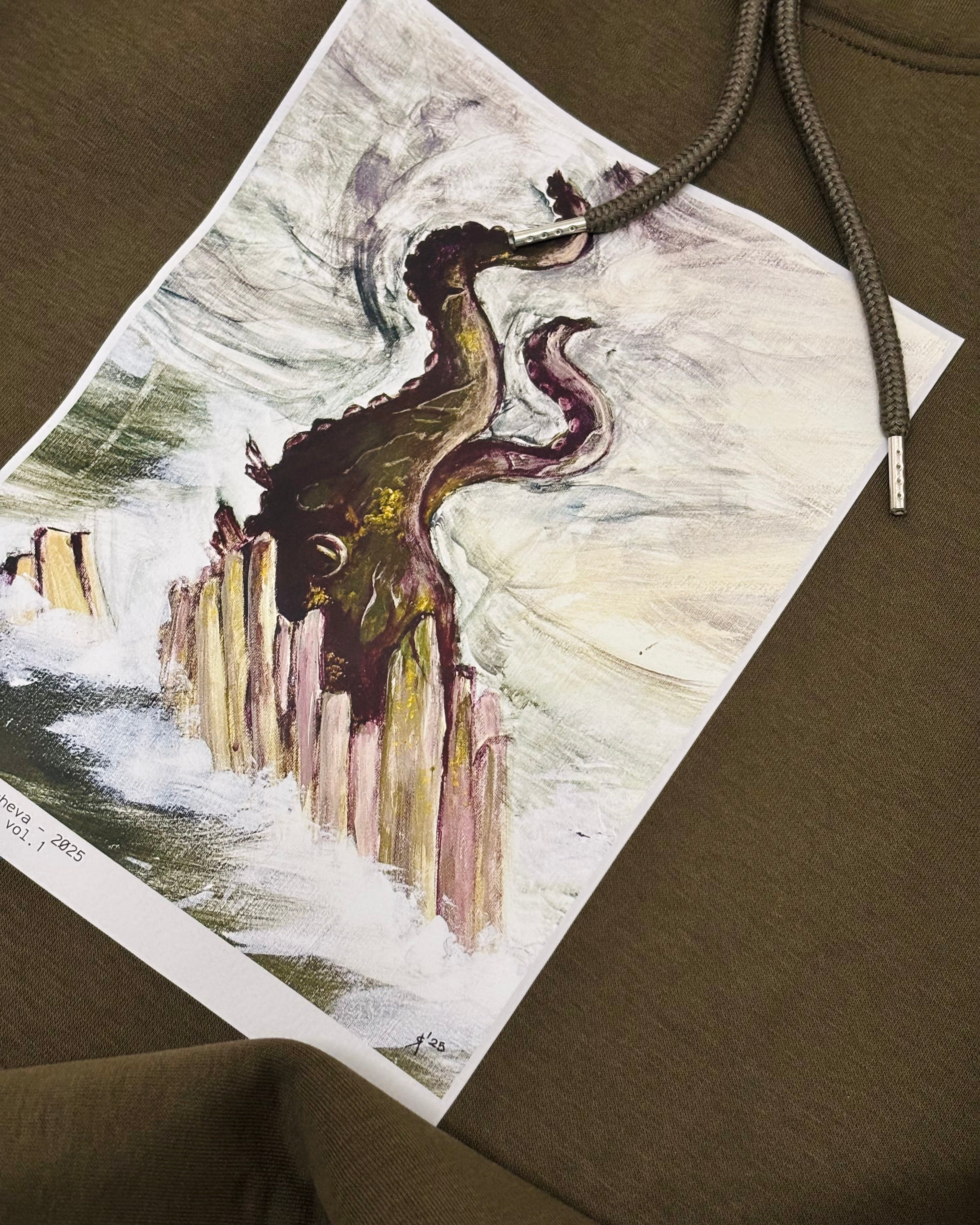 Sea Monster Heavy Oversized Hoodie