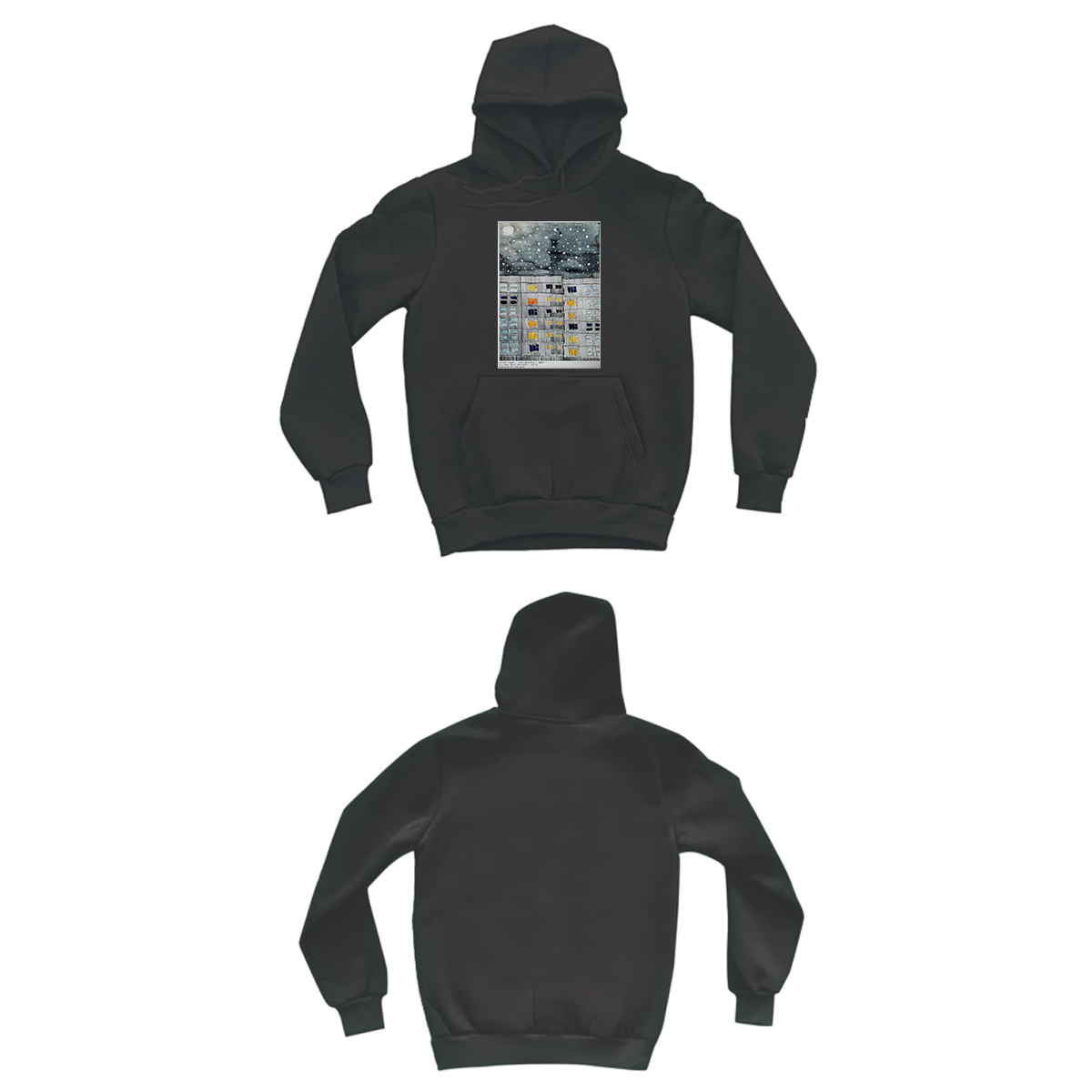Winter Night Oversized Hoodie