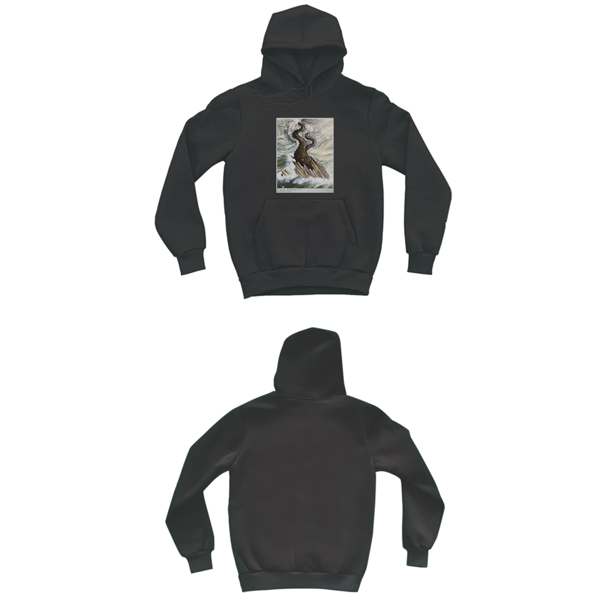 Sea Monster Heavy Oversized Hoodie