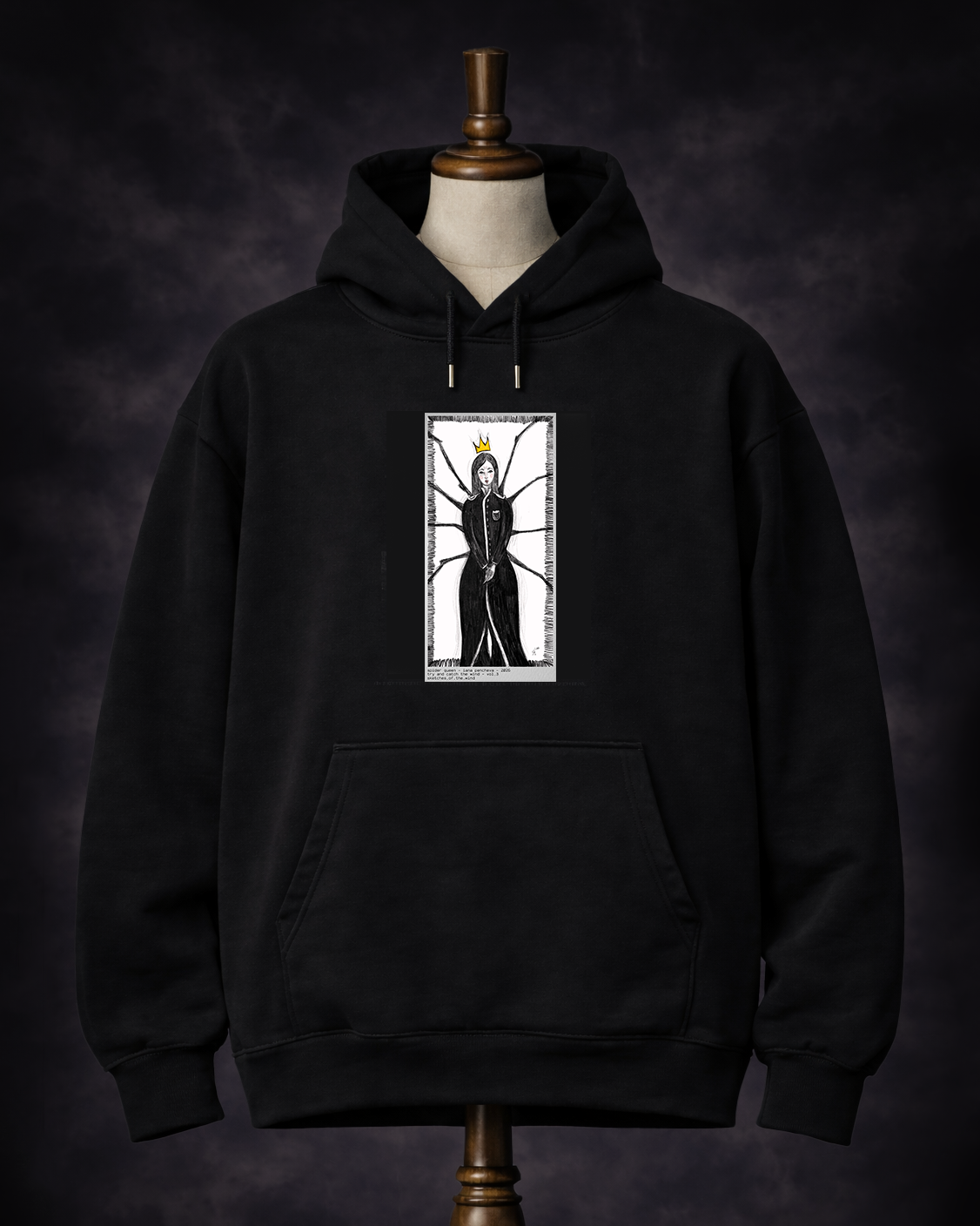 Spider Queen Oversized Hoodie