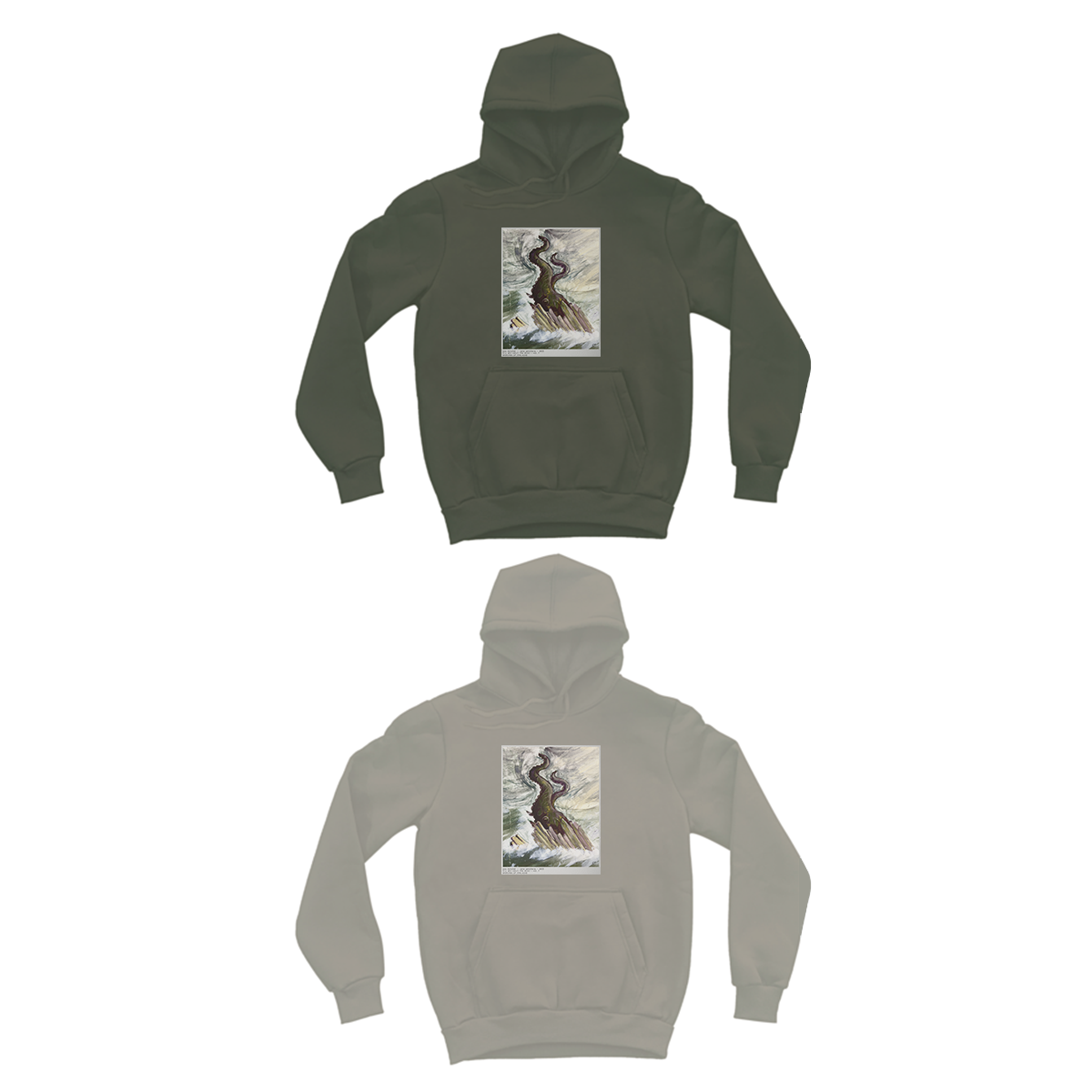 Sea Monster Heavy Oversized Hoodie