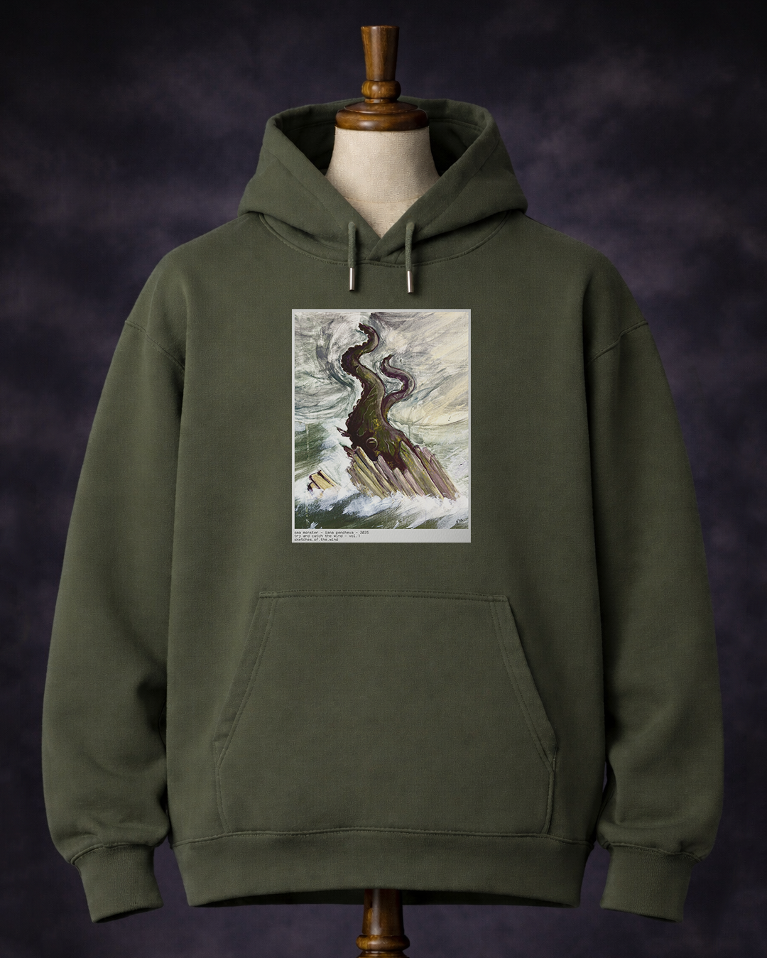Sea Monster Heavy Oversized Hoodie