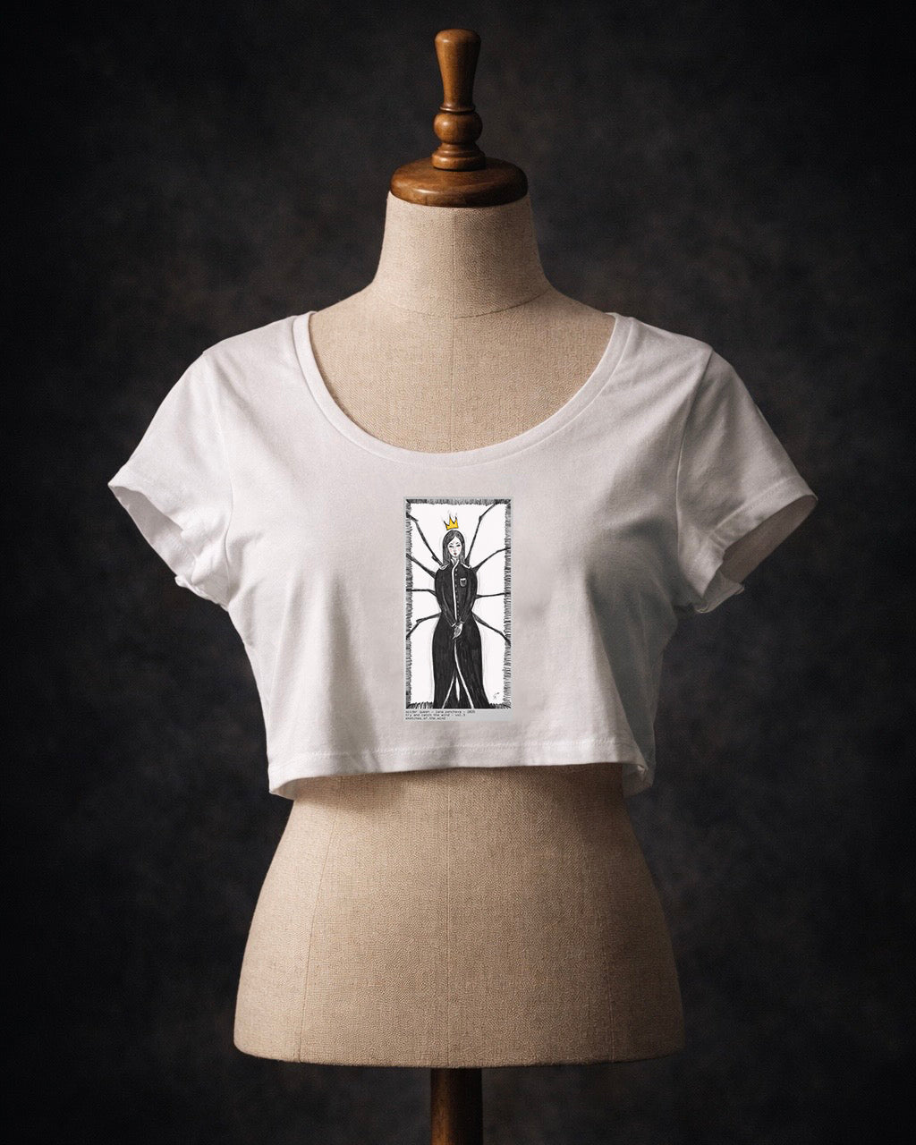 Spider Queen Crop Top