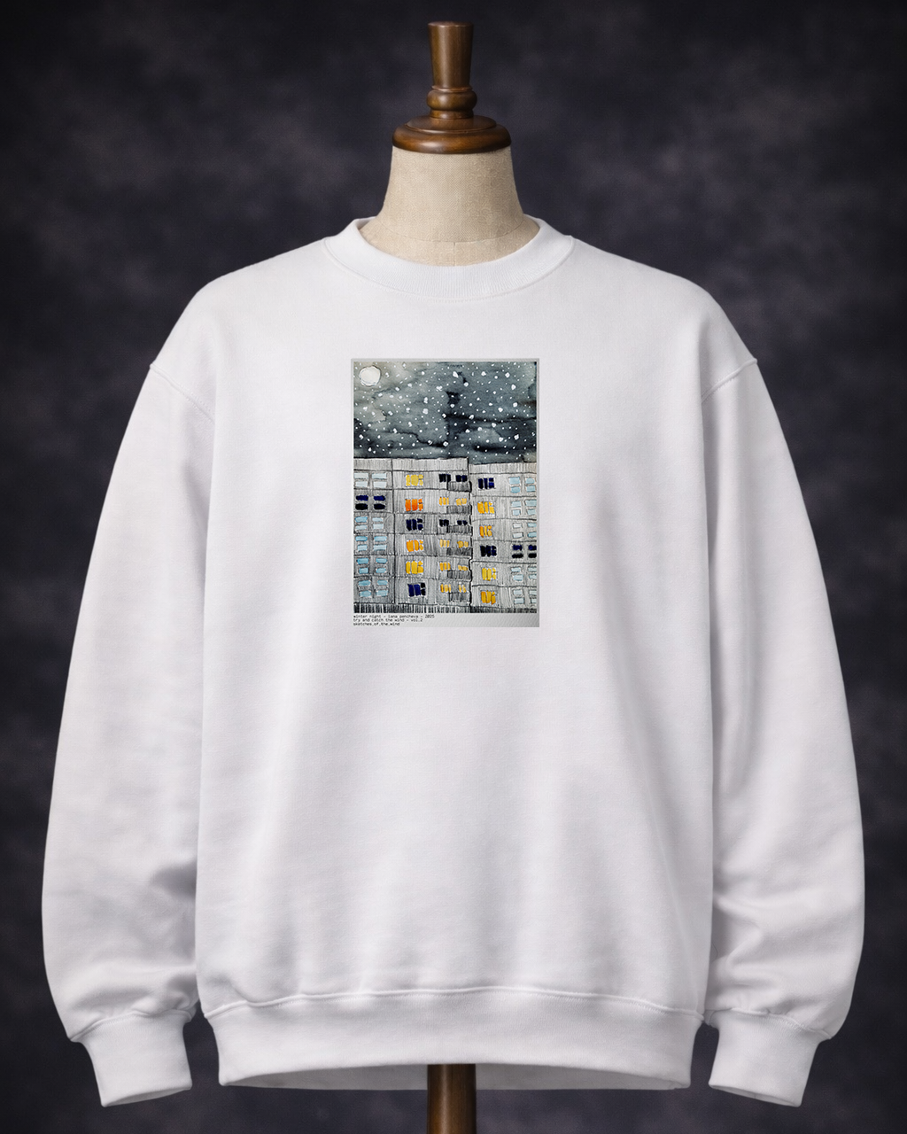 Winter Night Crew Neck Sweatshirt
